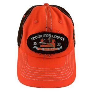 Hunting Hat Ring Neck Pheasant Hunting Adjustable Snapback Blaze Orange Cap